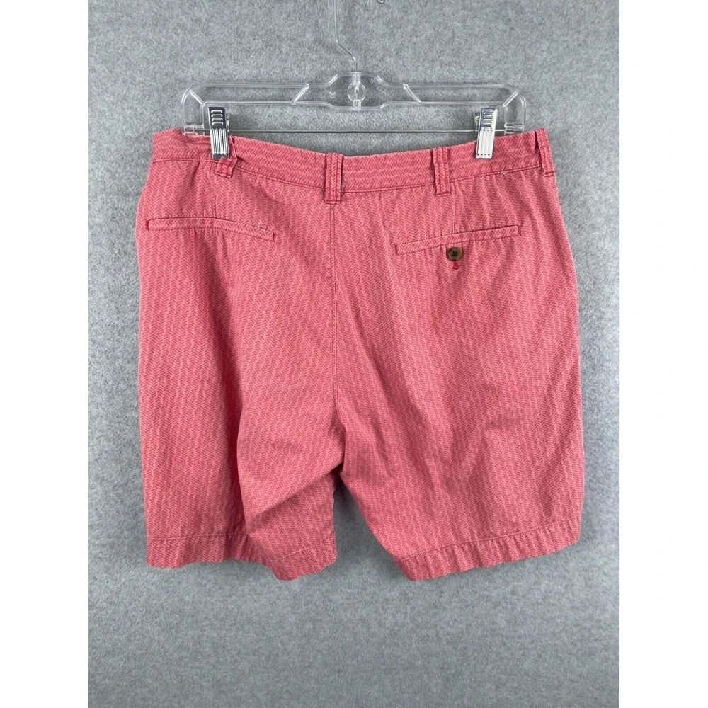J Crew Gramercy Cotton Shorts Men's 34 Pink Pattern Preppy‎ Beach Summer Chino